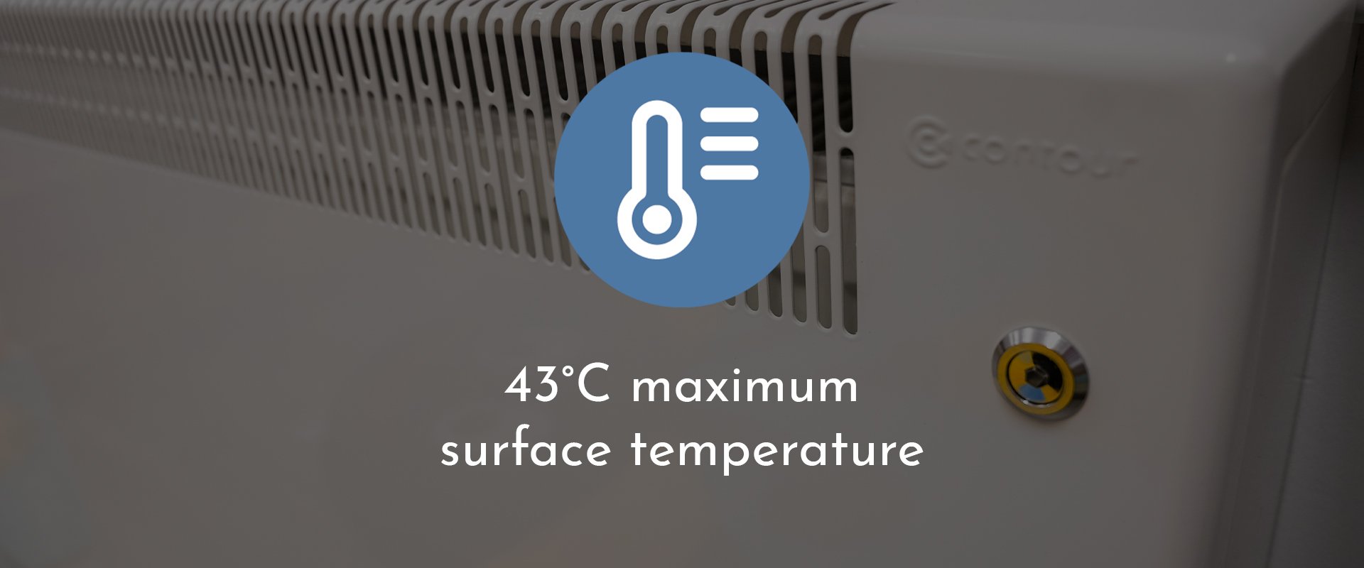 43 degrees maximum surface temperature for an LST radiator