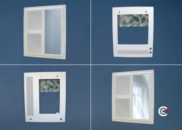 anti-ligature window