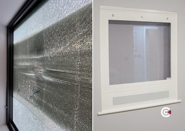 anti-ligature window