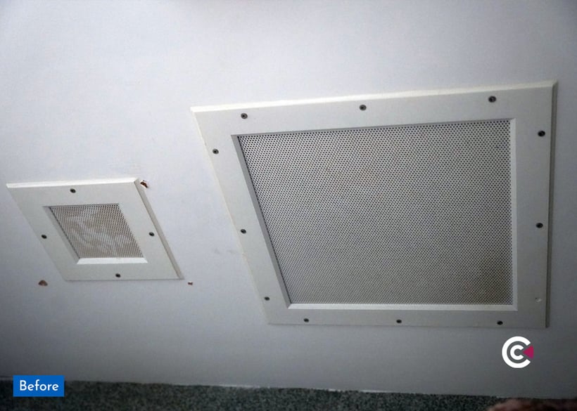 how to clean ventilation grilles in healthcare