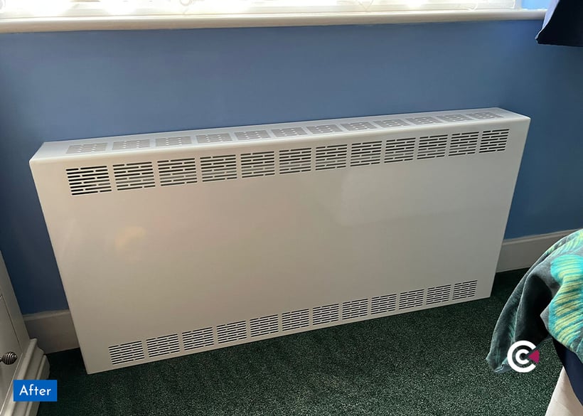 radiator casing low surface temperature