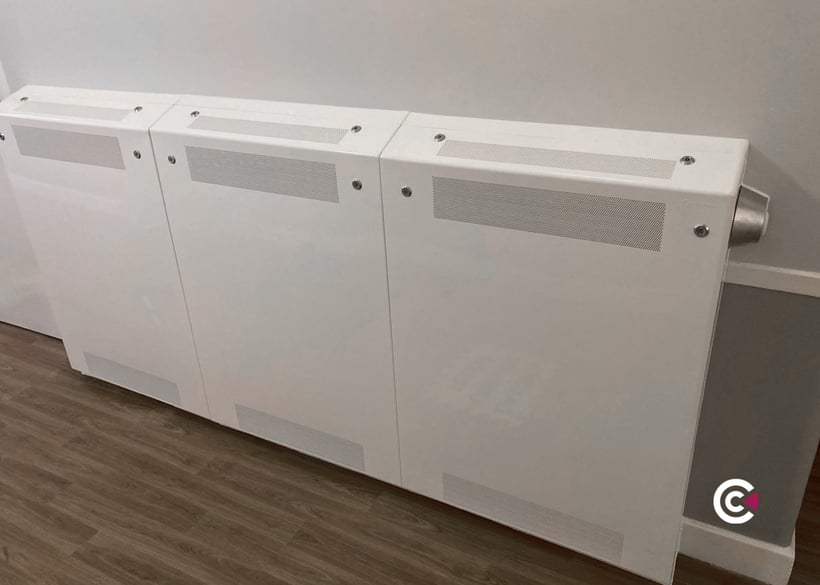 split radiator cover