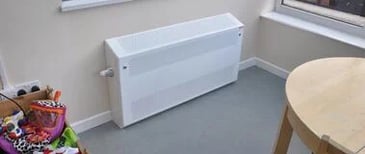 Contour DeepClean Radiator in a Children's Resource Centre