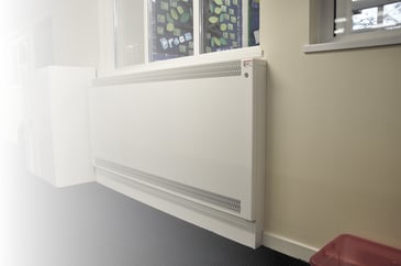 School in Stoke-on-Trent required a safe, low surface temperature radiator guard