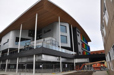 300 metres of wall-to-wall low-line casings for the Maxwell Centre