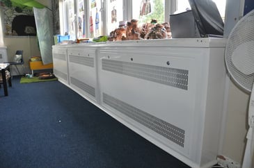 25 bespoke LST radiators to a Primary School