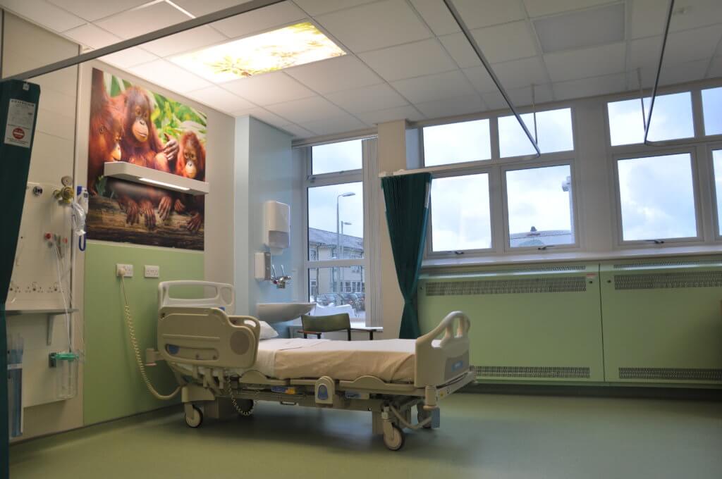 Coloured LST Radiators Fit Into Broader Artistic Design Of Ward