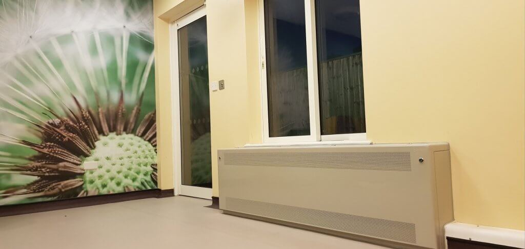 LST radiator for schools and nurseries in colour bespoke