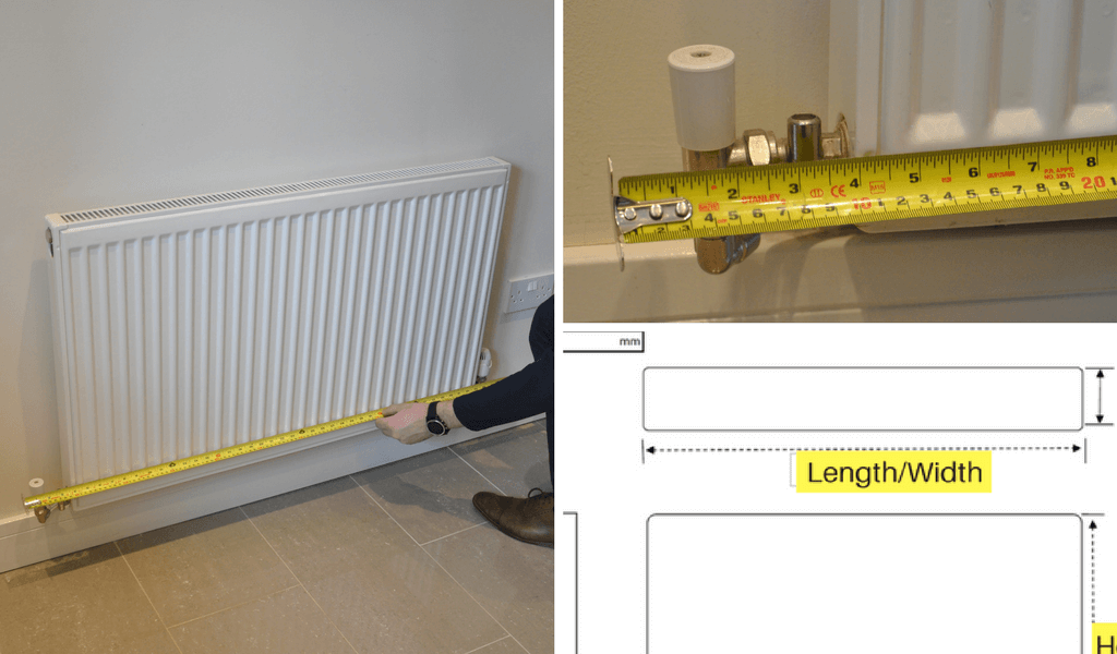 How to measure the radiator width for your radiator cover