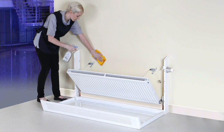 Easy to clean radiator covers