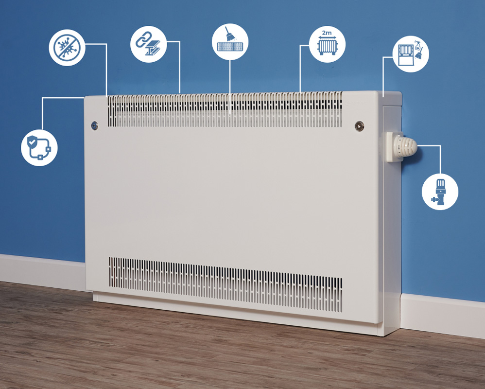 DeepClean radiator for better care home heating efficiency