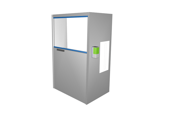 New 3D render Health Check Station | helping to detect signs of coronavirus | covid 19