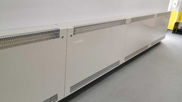 wall to wall Deepclean radiators in a nursery 