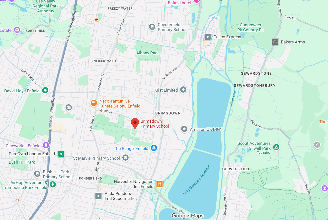 case study map North London