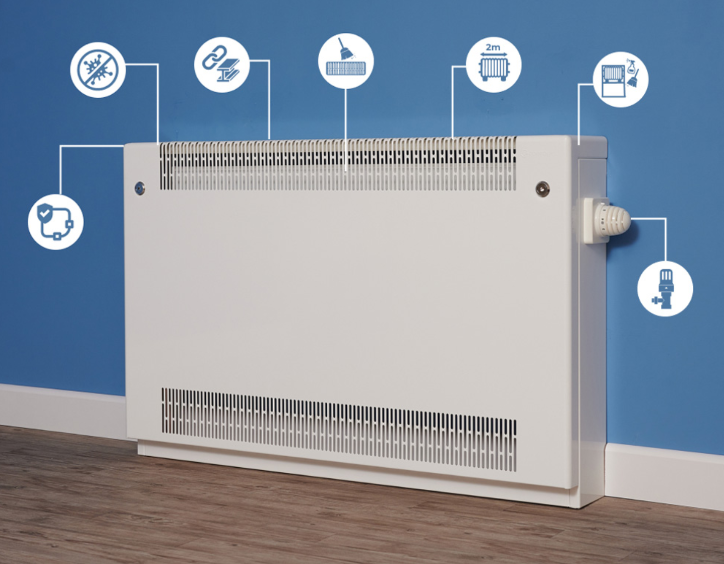 DeepClean antimicrobial LST radiators