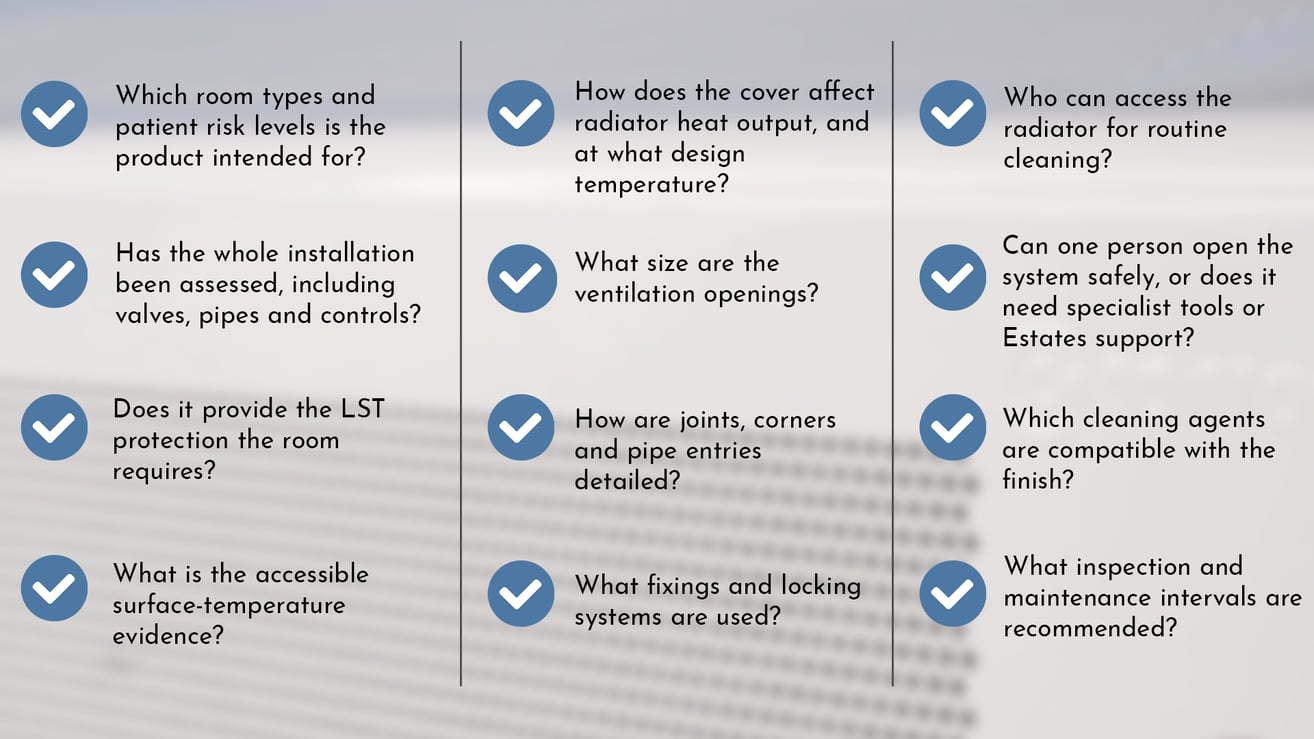 questions to ask before radiator coverspecification