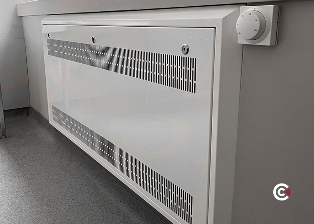 ultra-slim radiator cover
