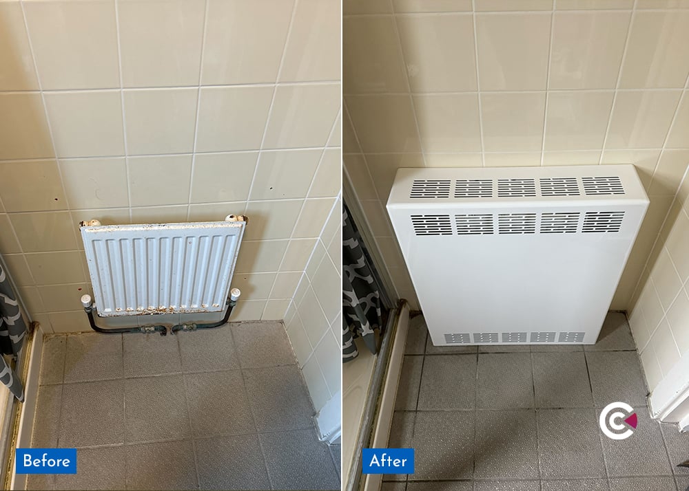 Upgrading Radiator Covers Across Three Residential Care Homes