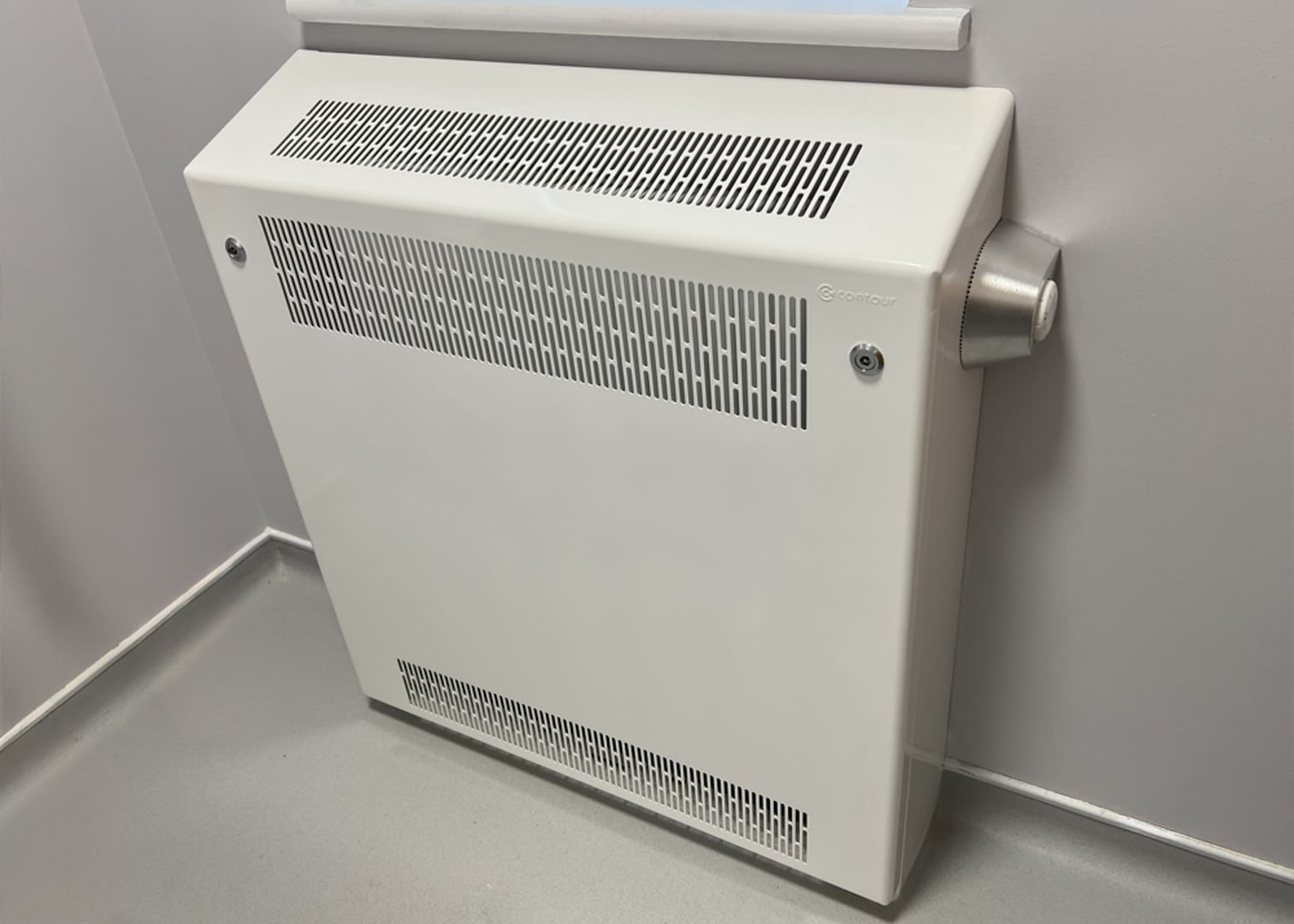DeepClean Radiator Guard in bathroom