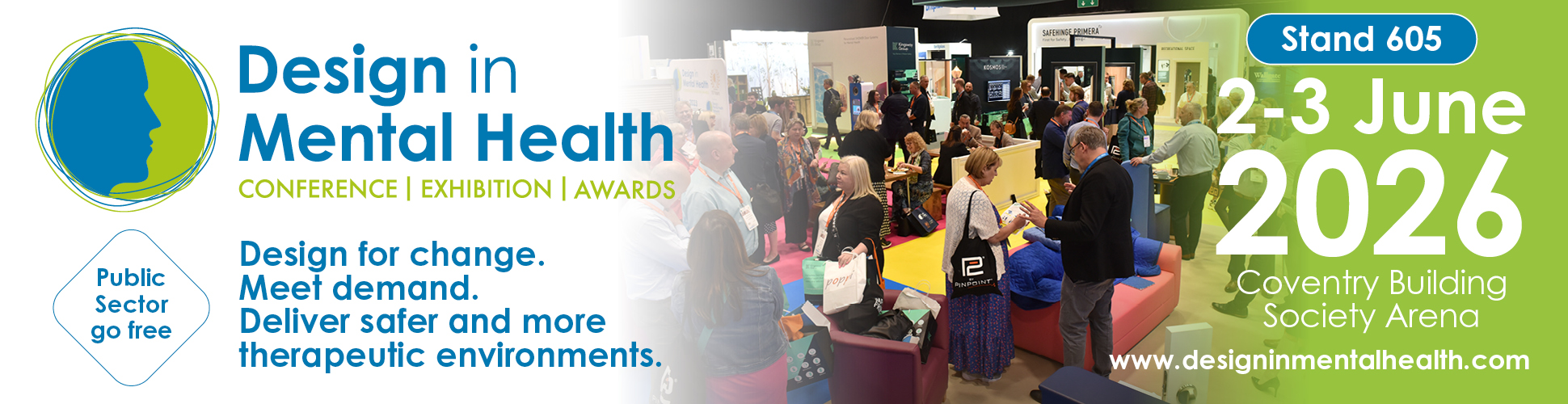 Design in mental health stand 605