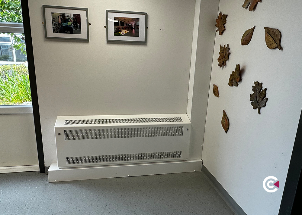 lst radiator sloping top wall mounted