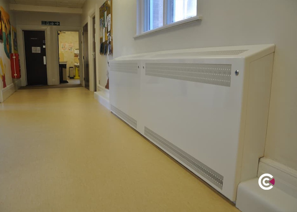 radiator cover deepclean floor mounted